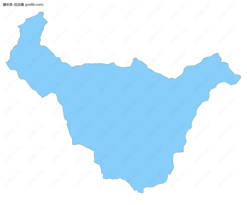 回龙镇边界地图