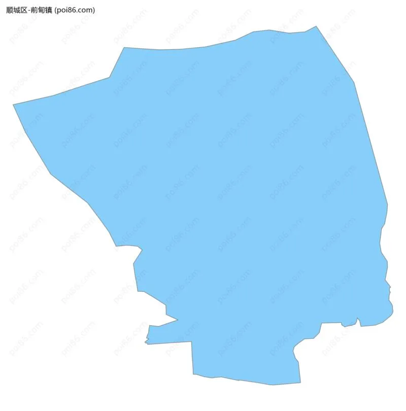 前甸镇边界地图