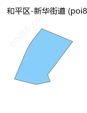 新华街道边界地图