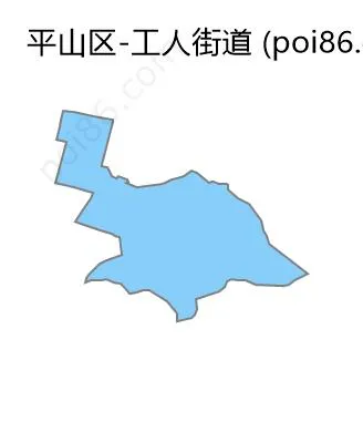 工人街道边界地图