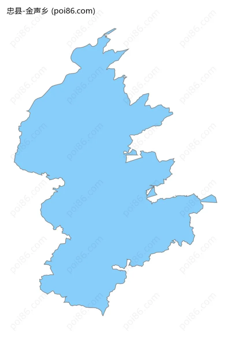 金声乡边界地图