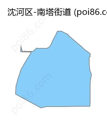 南塔街道边界地图