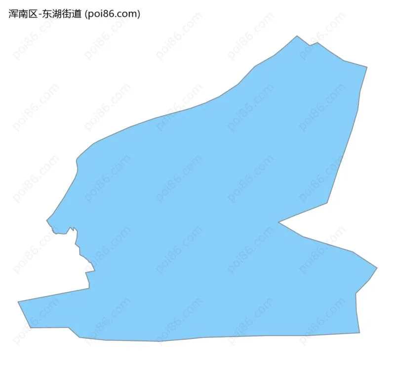 东湖街道边界地图