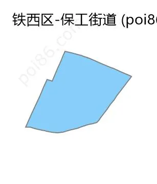 保工街道边界地图