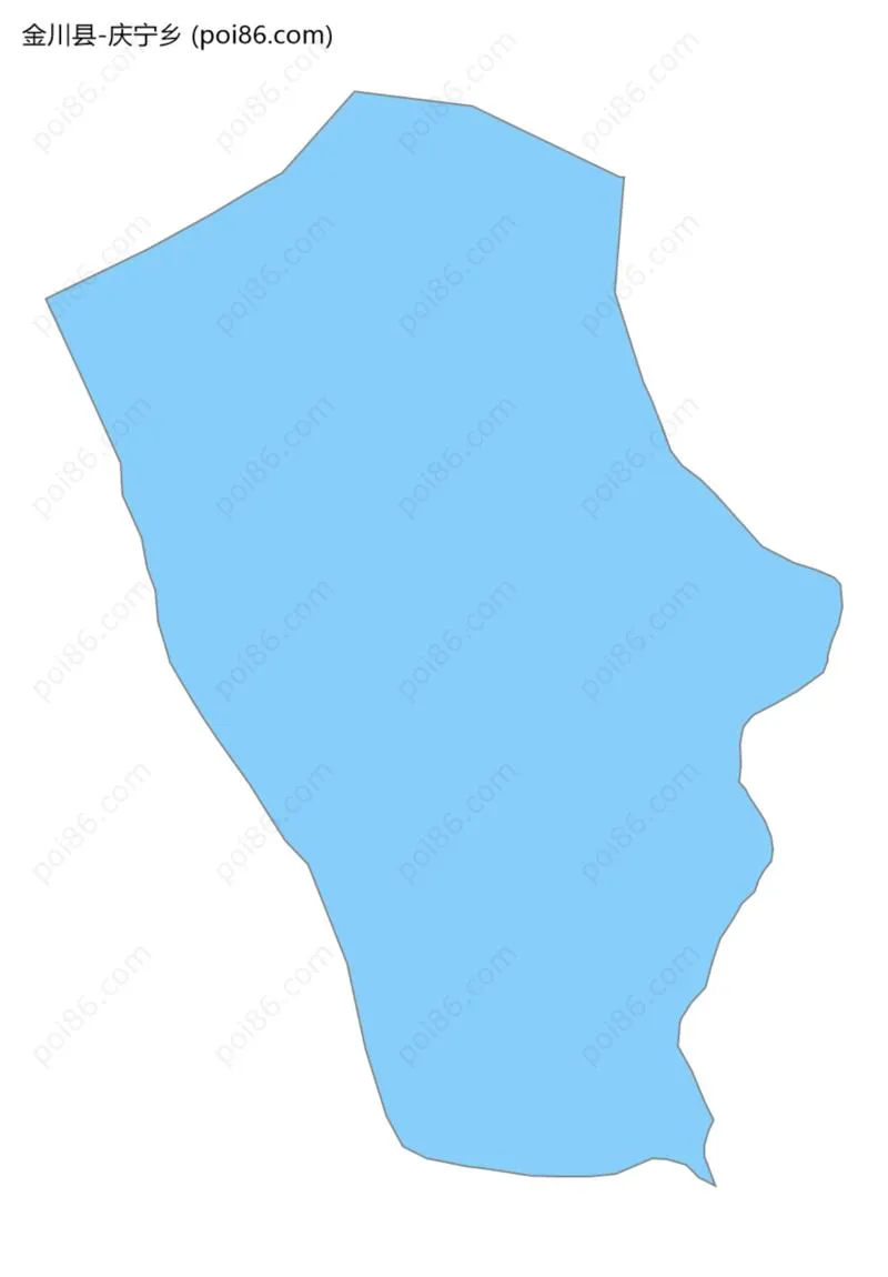 庆宁乡边界地图