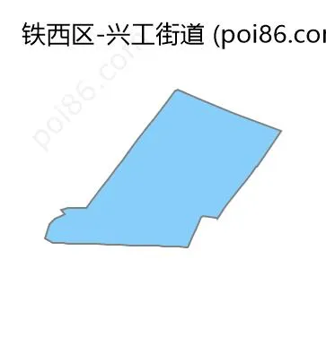 兴工街道边界地图