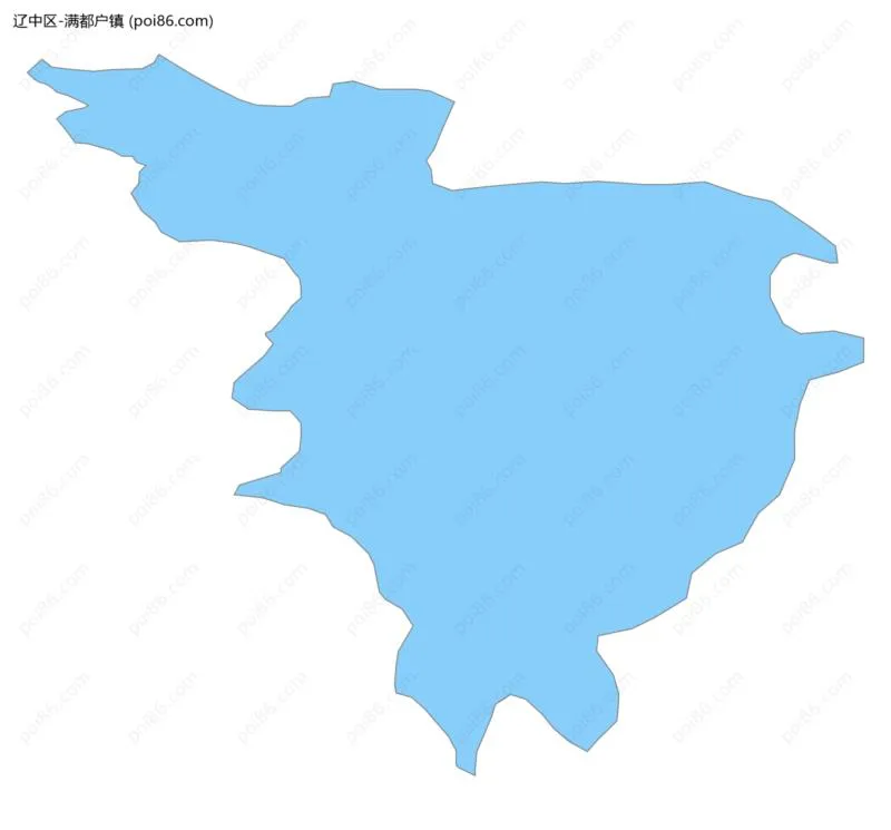 满都户镇边界地图