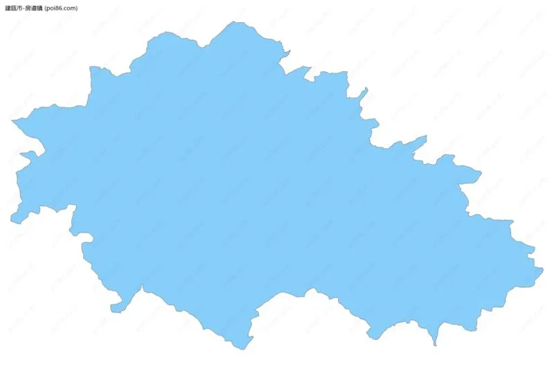 房道镇边界地图