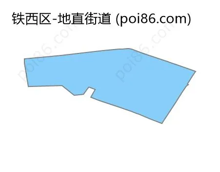 地直街道边界地图