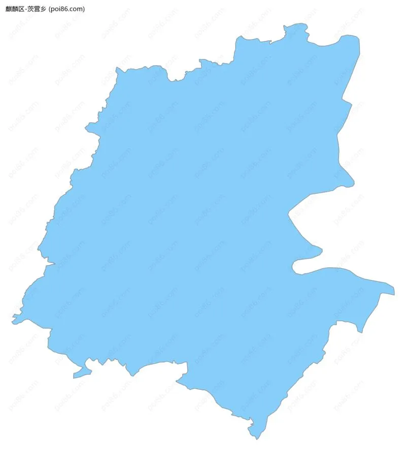 茨营乡边界地图