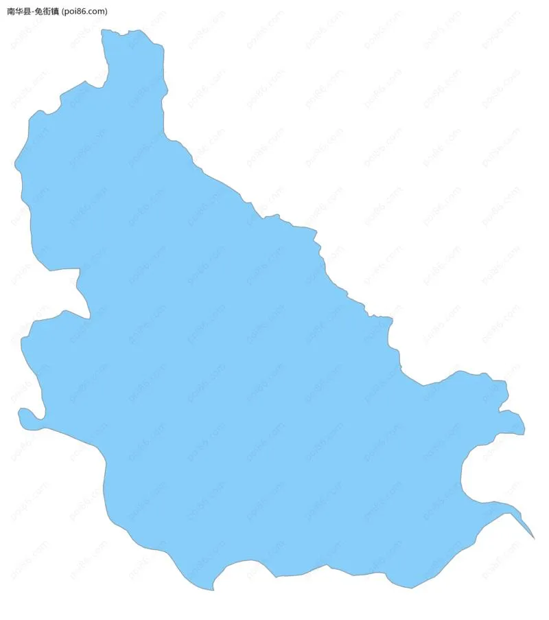 兔街镇边界地图