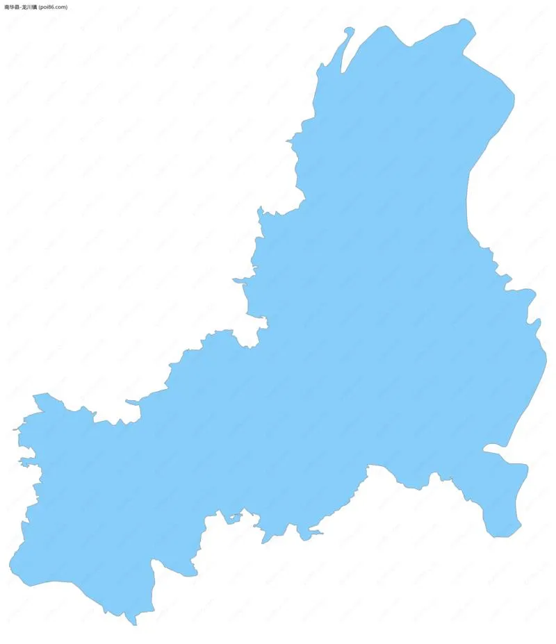 龙川镇边界地图