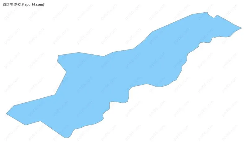 新立乡边界地图