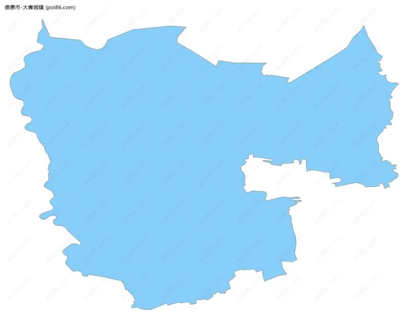 大青嘴镇边界地图