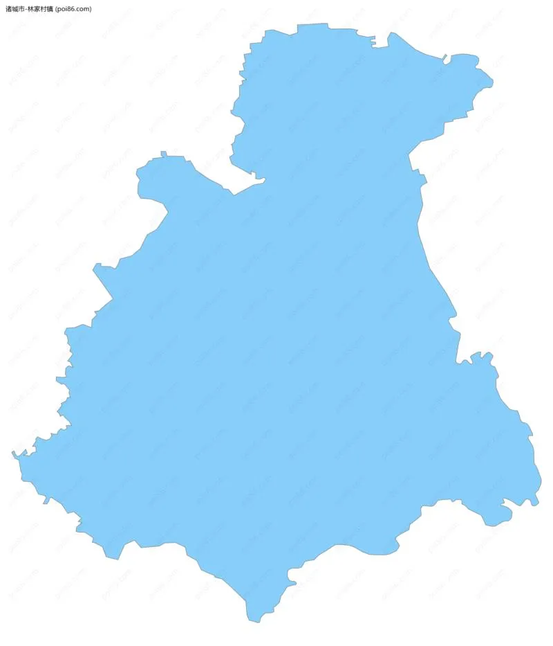 林家村镇边界地图