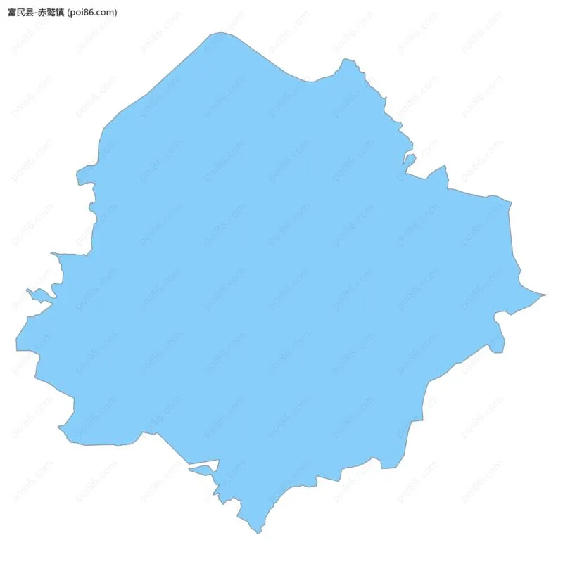 赤鹫镇边界地图