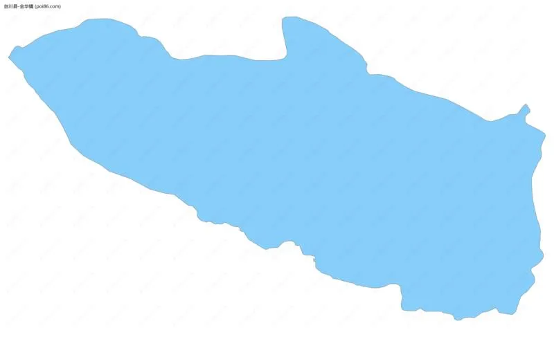 金华镇边界地图