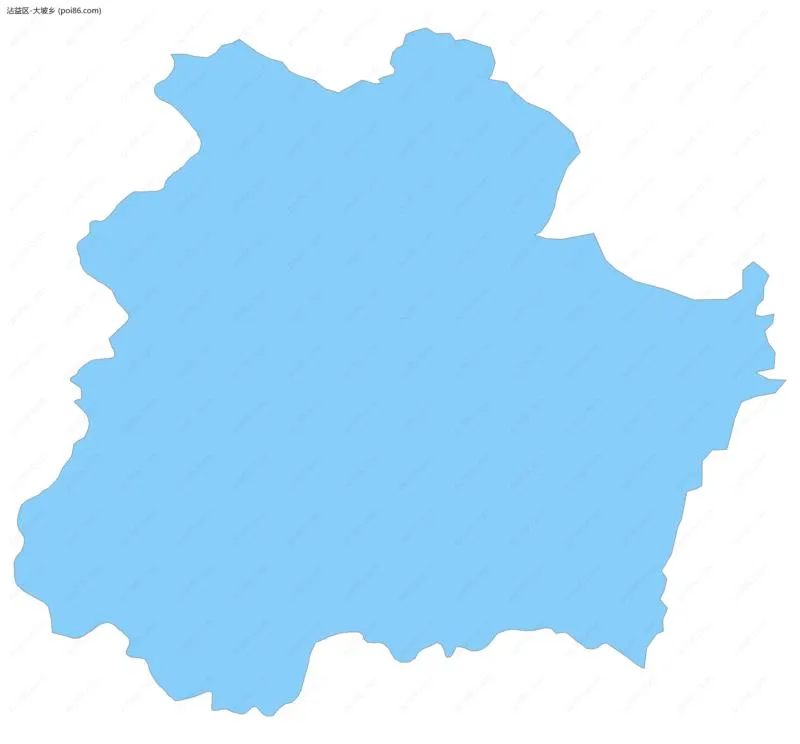 大坡乡边界地图