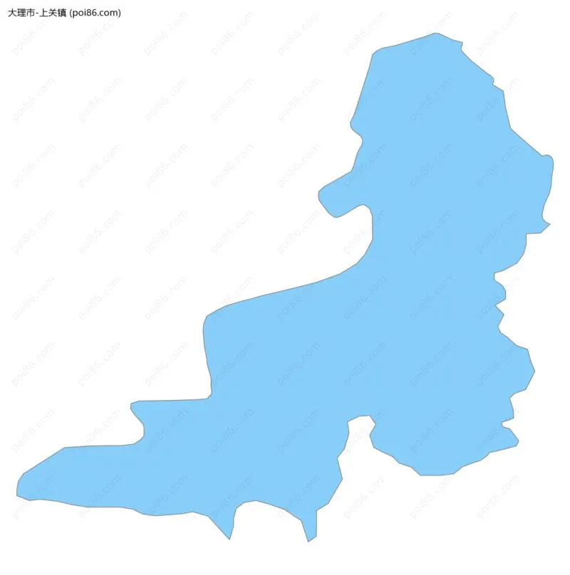 上关镇边界地图
