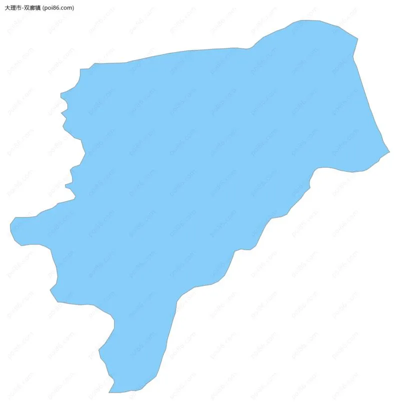 双廊镇边界地图