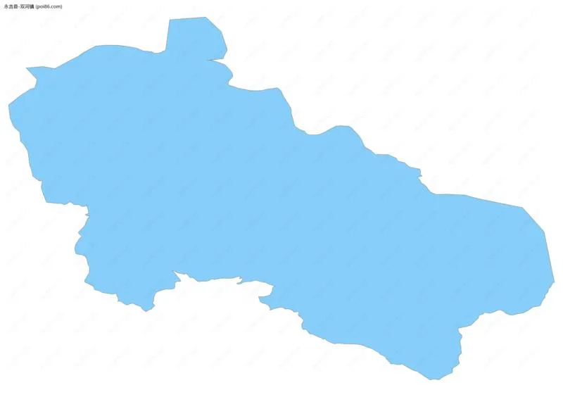 双河镇边界地图