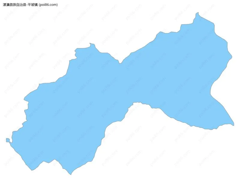 平坡镇边界地图