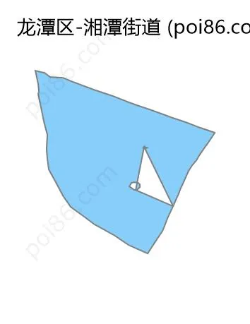 湘潭街道边界地图