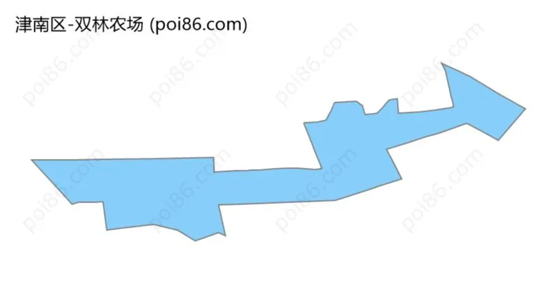 双林农场边界地图