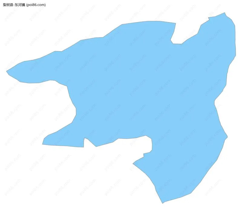 东河镇边界地图