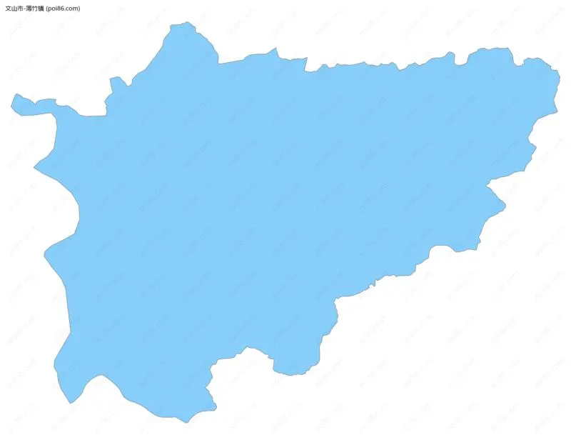 薄竹镇边界地图