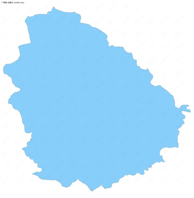 旧莫乡边界地图