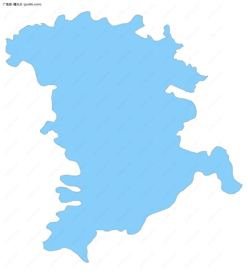 曙光乡边界地图