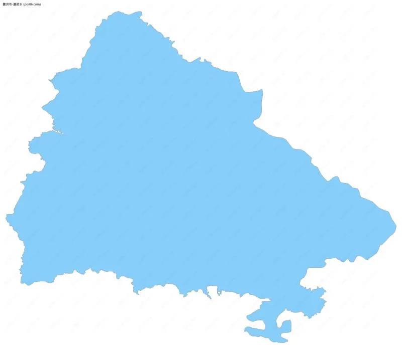 基诺乡边界地图