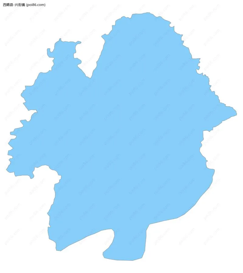 兴街镇边界地图