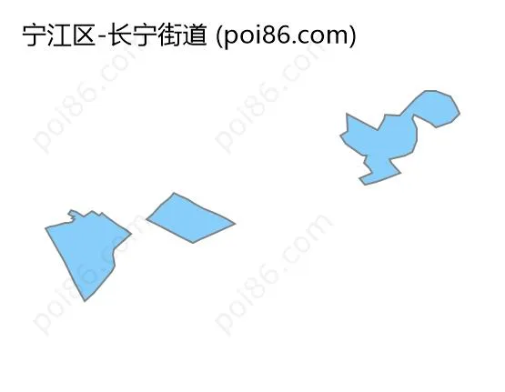 长宁街道边界地图