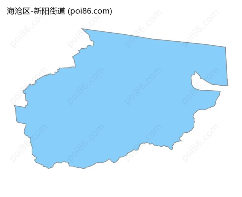 新阳街道边界地图