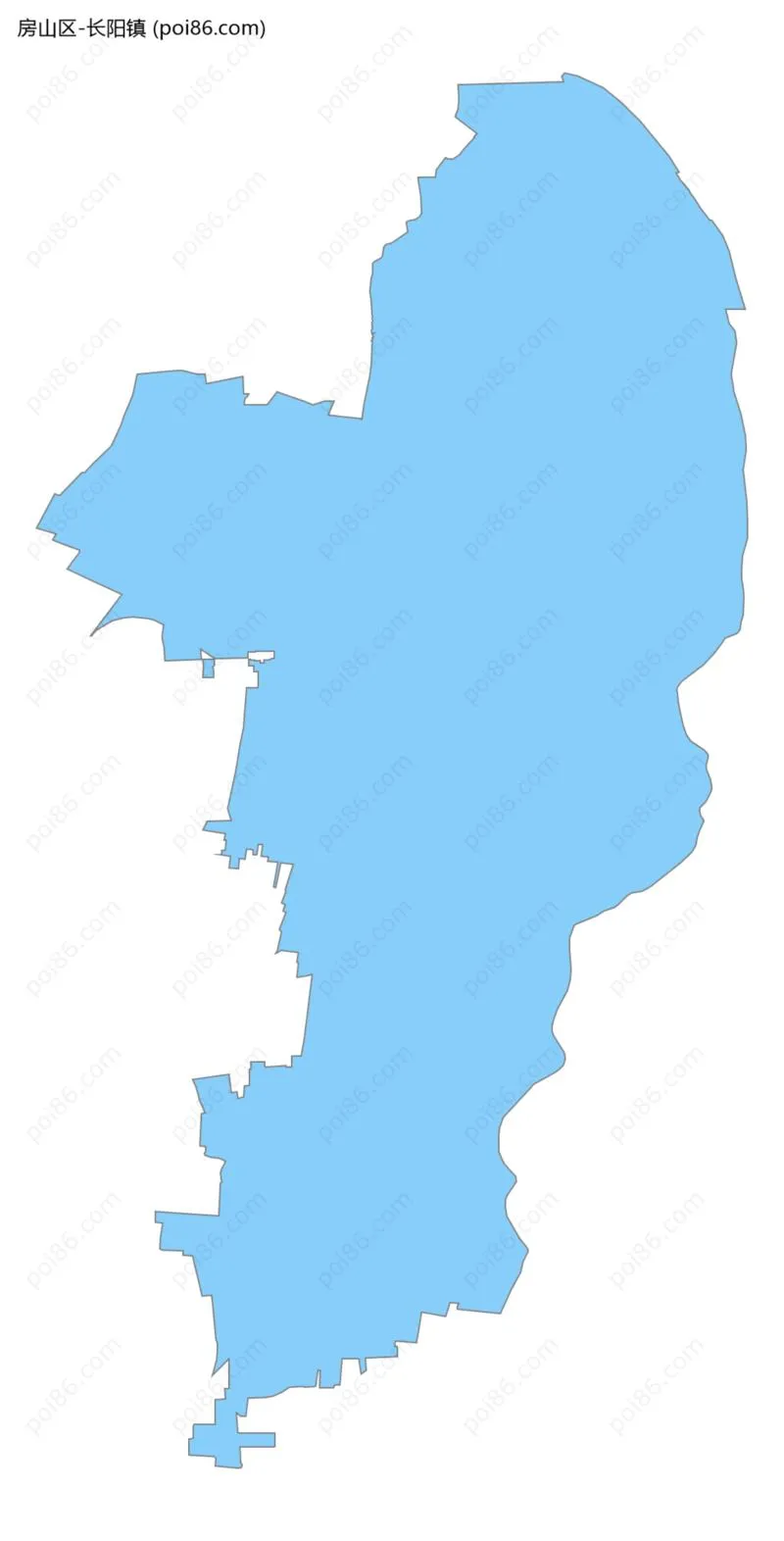 长阳镇边界地图