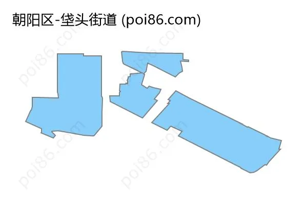 垡头街道边界地图