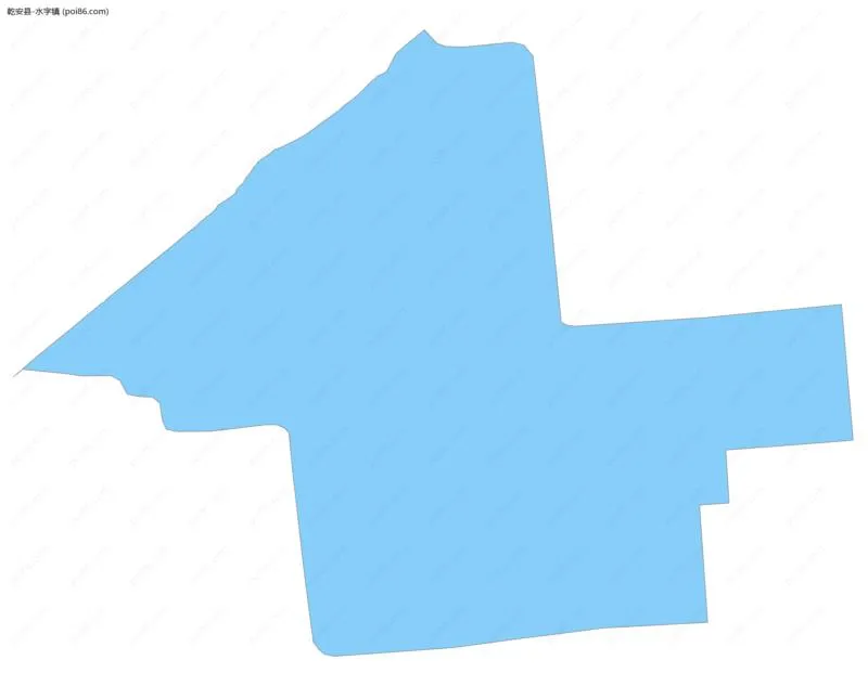 水字镇边界地图