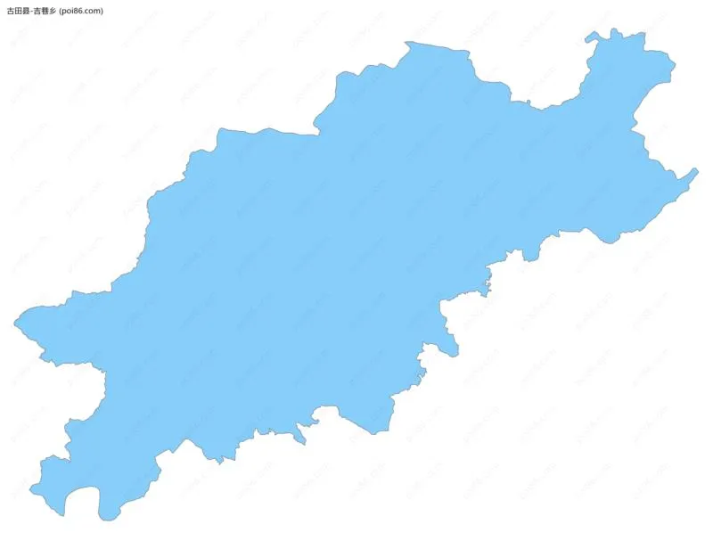 吉巷乡边界地图