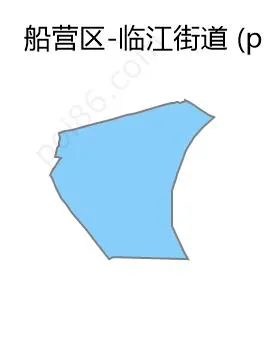 临江街道边界地图