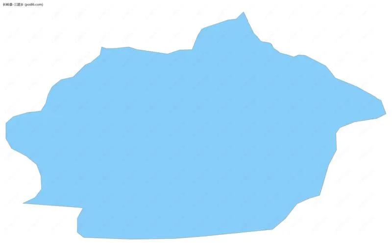 三团乡边界地图