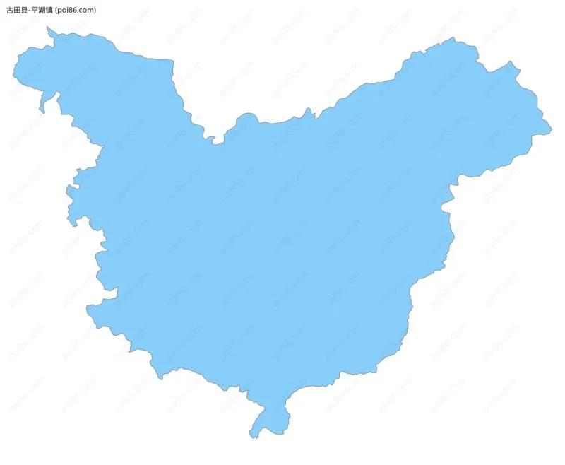 平湖镇边界地图