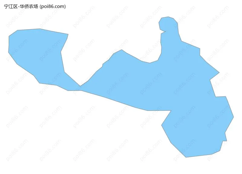 华侨农场边界地图