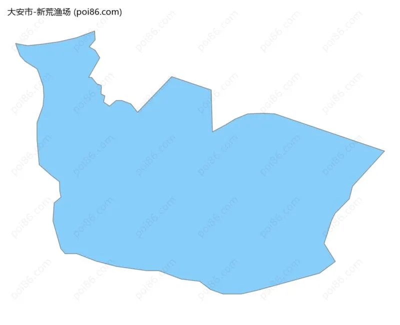 新荒渔场边界地图