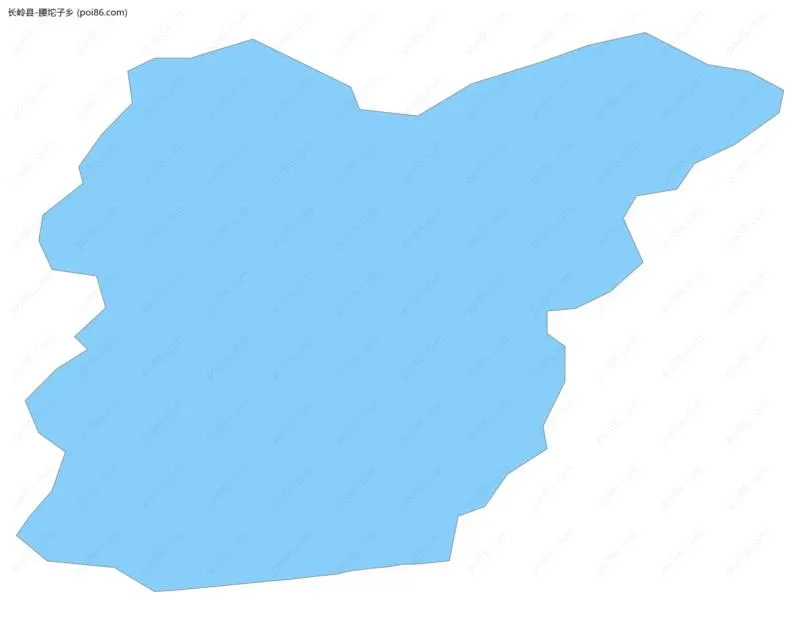 腰坨子乡边界地图