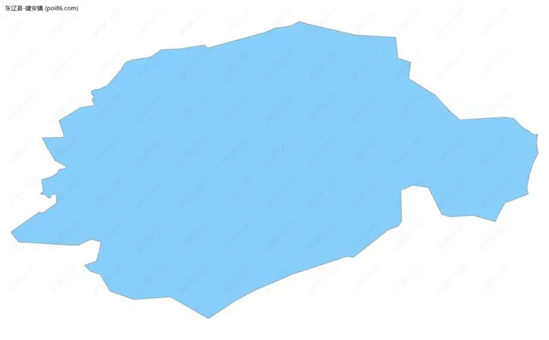 建安镇边界地图