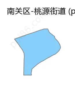 桃源街道边界地图