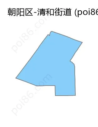 清和街道边界地图