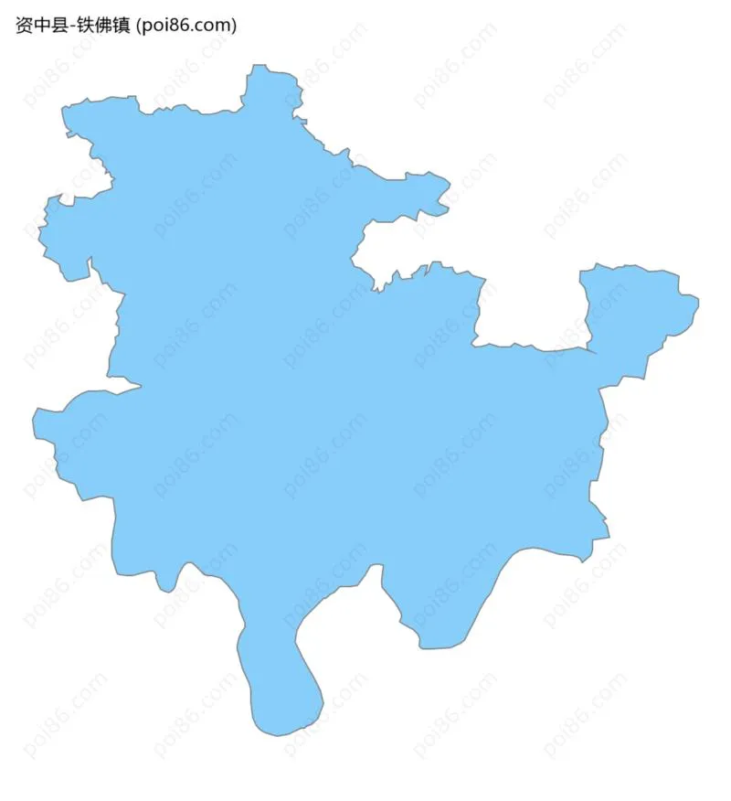 铁佛镇边界地图